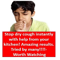 Kids Health: Dry Cough-100% effective, Instant cure, Natural remedy in the kitchen