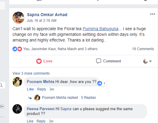 Triaanya’s Product feedback