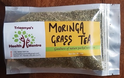 Moringa Grass Tea Organic Triaanyas health Mantra, Purnima bahuguna, Top Organic product company in India