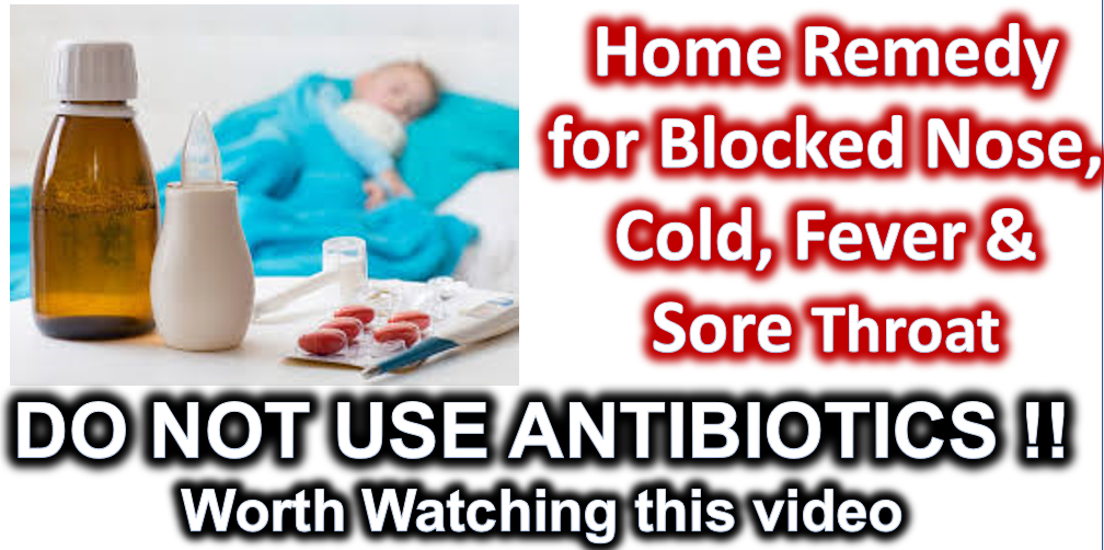 Blocked Nose Remedy Home Remedy for Blocked Nose, Cold, Fever Triaanyas