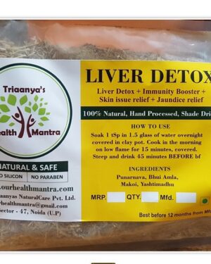 liver detox Organic Triaanyas health Mantra, Purnima bahuguna, Top Organic product company in India,