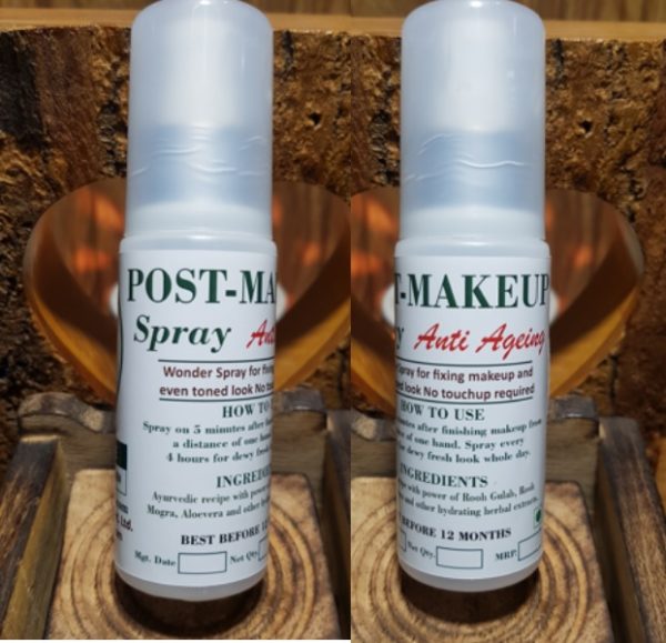 Post Makeup Spray anti aging Triaanyas health Mantra, Purnima bahuguna, Top Organic product company in India, Handmade Product, Rooh Gulab, Rooh Mogra, Aloevera