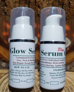 glow serum Plus 1, Triaanyas health Mantra, Purnima bahuguna, Top Organic product company in India, Handmade Product