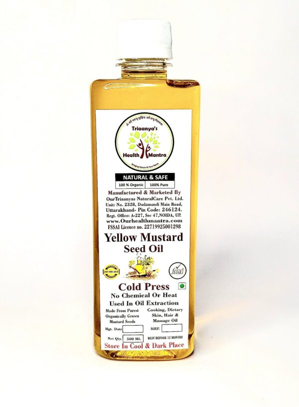 Mustard Oil Triaanyas health Mantra Purnima bahuguna Top Organic product company in India